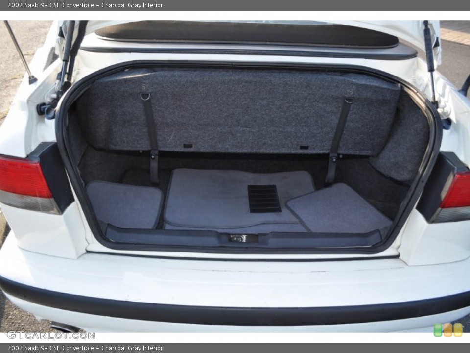 Charcoal Gray Interior Trunk for the 2002 Saab 9-3 SE Convertible #51355970