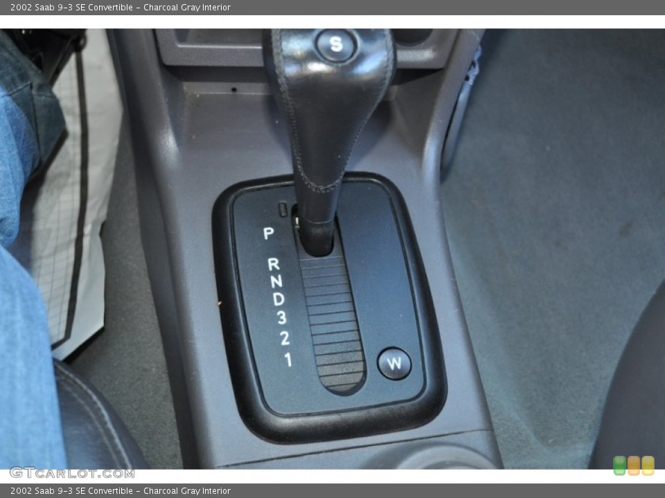 Charcoal Gray Interior Transmission for the 2002 Saab 9-3 SE Convertible #51356078