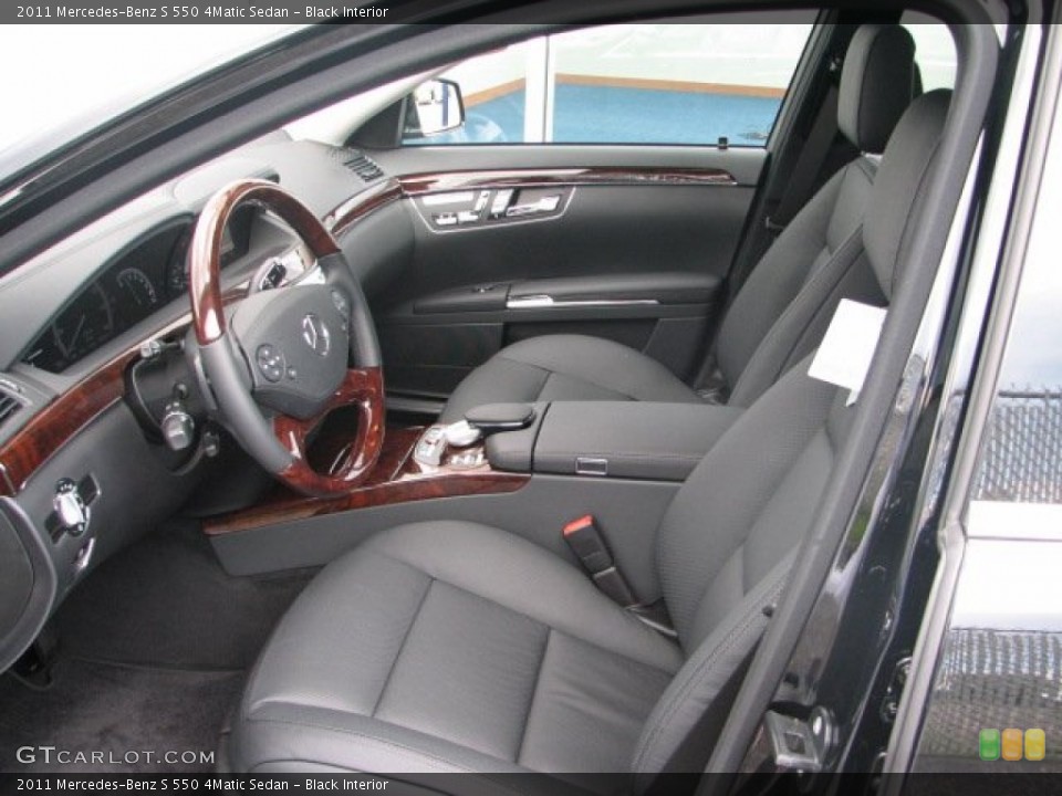Black Interior Photo for the 2011 Mercedes-Benz S 550 4Matic Sedan #51356177