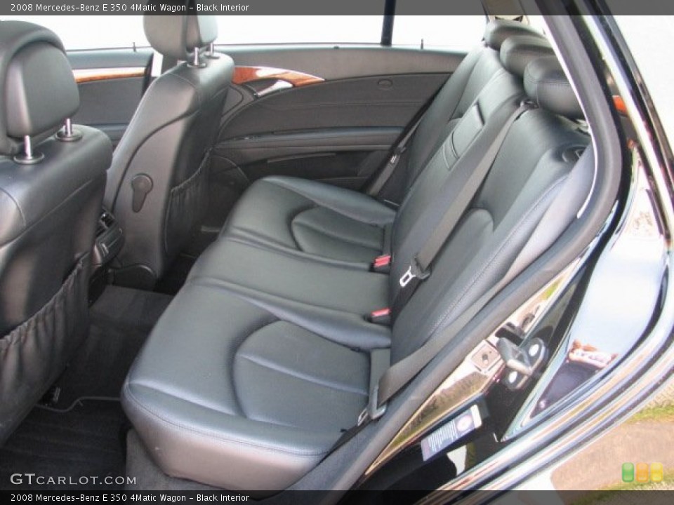 Black Interior Photo for the 2008 Mercedes-Benz E 350 4Matic Wagon #51357446