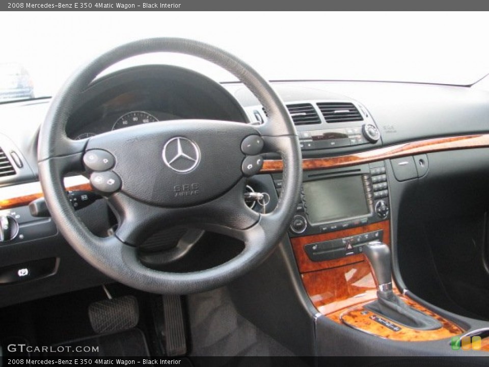 Black Interior Dashboard for the 2008 Mercedes-Benz E 350 4Matic Wagon #51357461