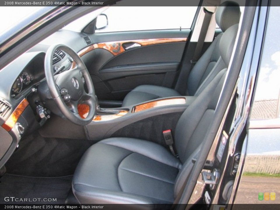 Black Interior Photo for the 2008 Mercedes-Benz E 350 4Matic Wagon #51357491