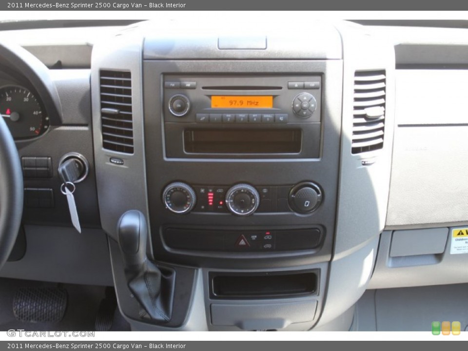 Black Interior Controls for the 2011 Mercedes-Benz Sprinter 2500 Cargo Van #51358667