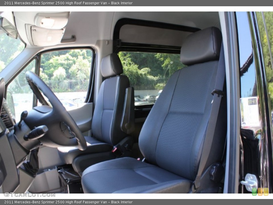Black Interior Photo for the 2011 Mercedes-Benz Sprinter 2500 High Roof Passenger Van #51358826