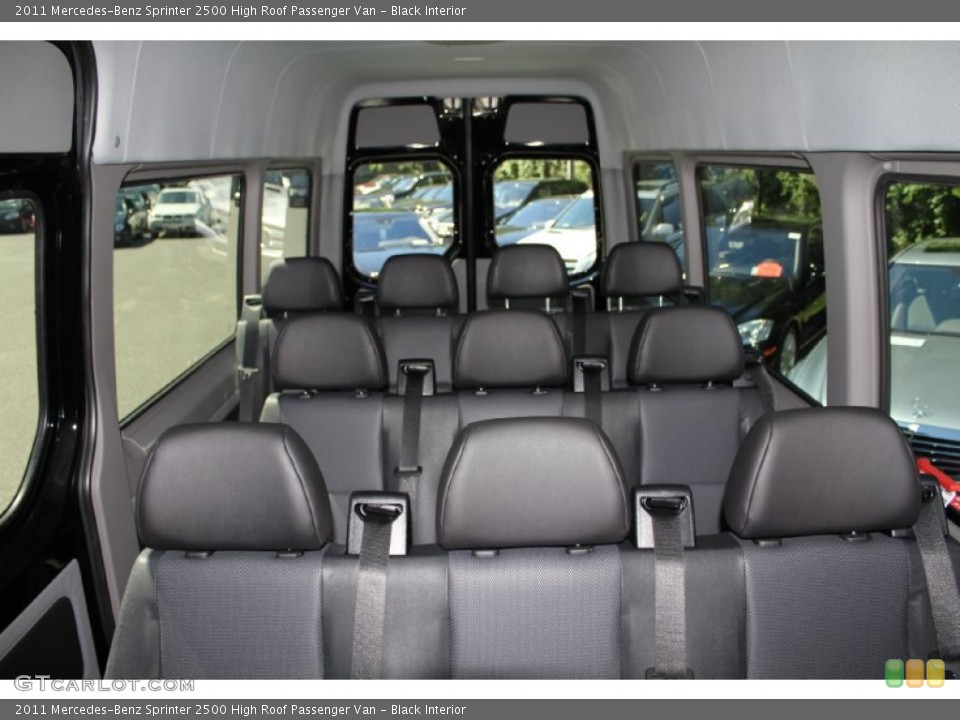 Black Interior Photo for the 2011 Mercedes-Benz Sprinter 2500 High Roof Passenger Van #51358886