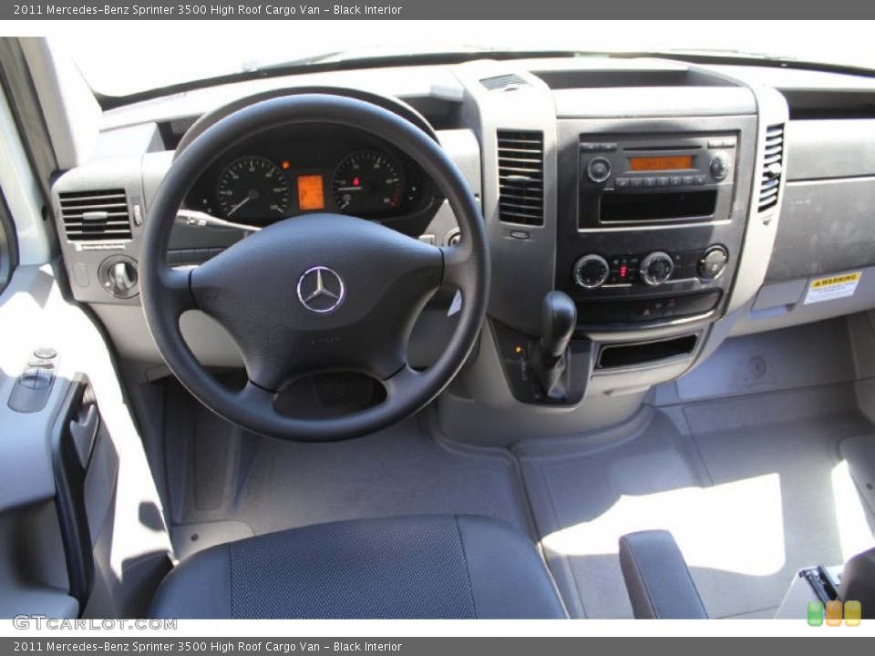 Black Interior Photo for the 2011 Mercedes-Benz Sprinter 3500 High Roof Cargo Van #51359069
