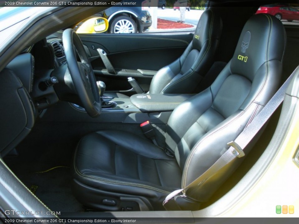 Ebony Interior Photo for the 2009 Chevrolet Corvette Z06 GT1 Championship Edition #51360350