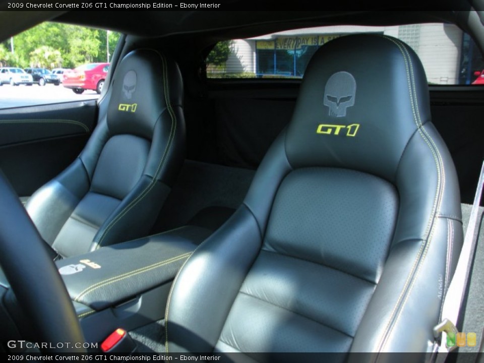 Ebony Interior Photo for the 2009 Chevrolet Corvette Z06 GT1 Championship Edition #51360377