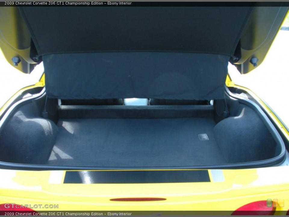 Ebony Interior Trunk for the 2009 Chevrolet Corvette Z06 GT1 Championship Edition #51360587