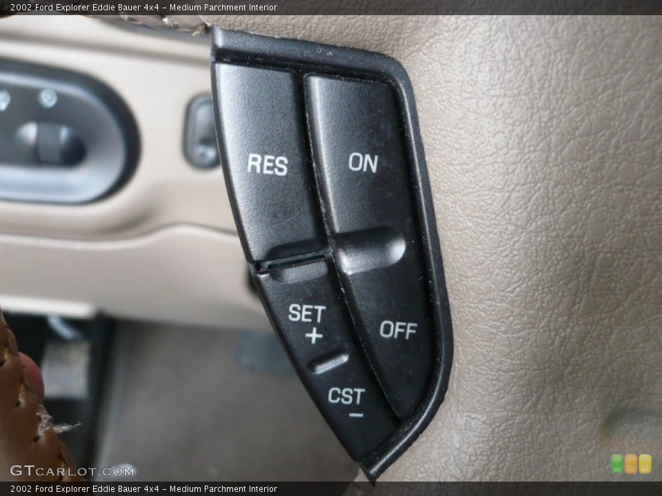 Medium Parchment Interior Controls for the 2002 Ford Explorer Eddie Bauer 4x4 #51361775