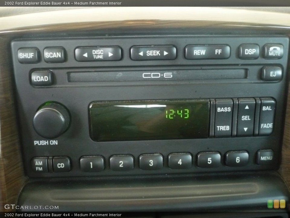 Medium Parchment Interior Controls for the 2002 Ford Explorer Eddie Bauer 4x4 #51361838
