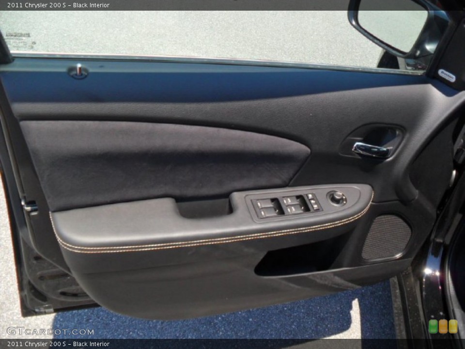 Black Interior Door Panel for the 2011 Chrysler 200 S #51362564