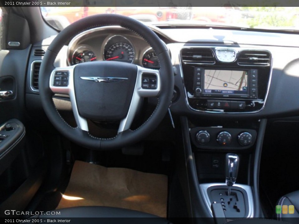Black Interior Dashboard for the 2011 Chrysler 200 S #51362681