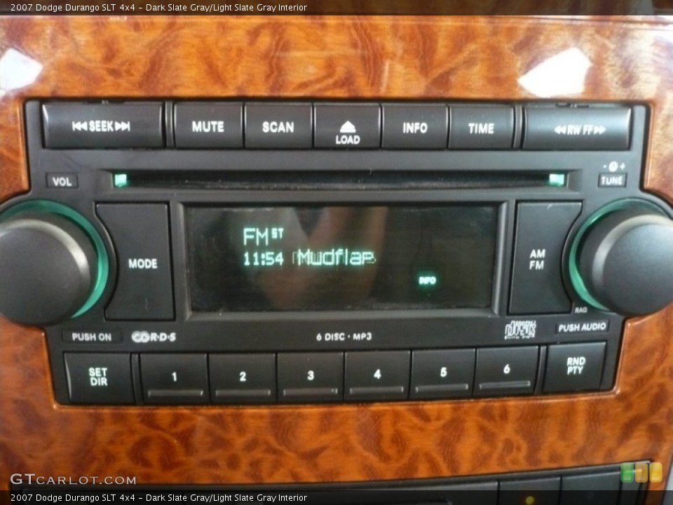 Dark Slate Gray/Light Slate Gray Interior Controls for the 2007 Dodge Durango SLT 4x4 #51362834