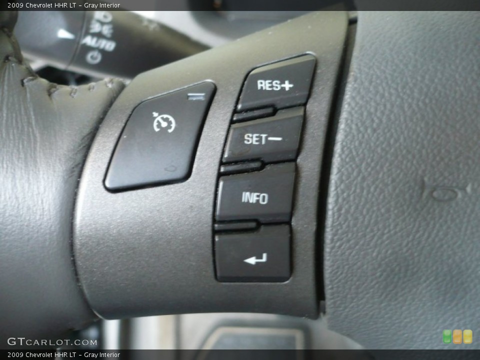 Gray Interior Controls for the 2009 Chevrolet HHR LT #51365120