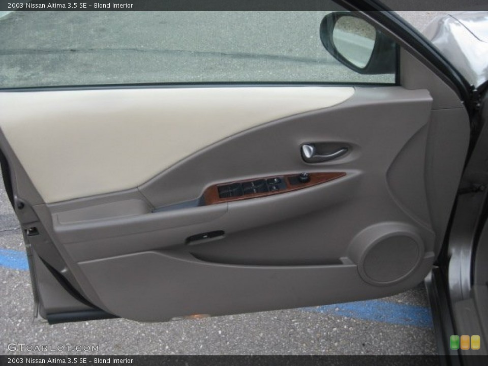 Blond Interior Door Panel for the 2003 Nissan Altima 3.5 SE #51365774