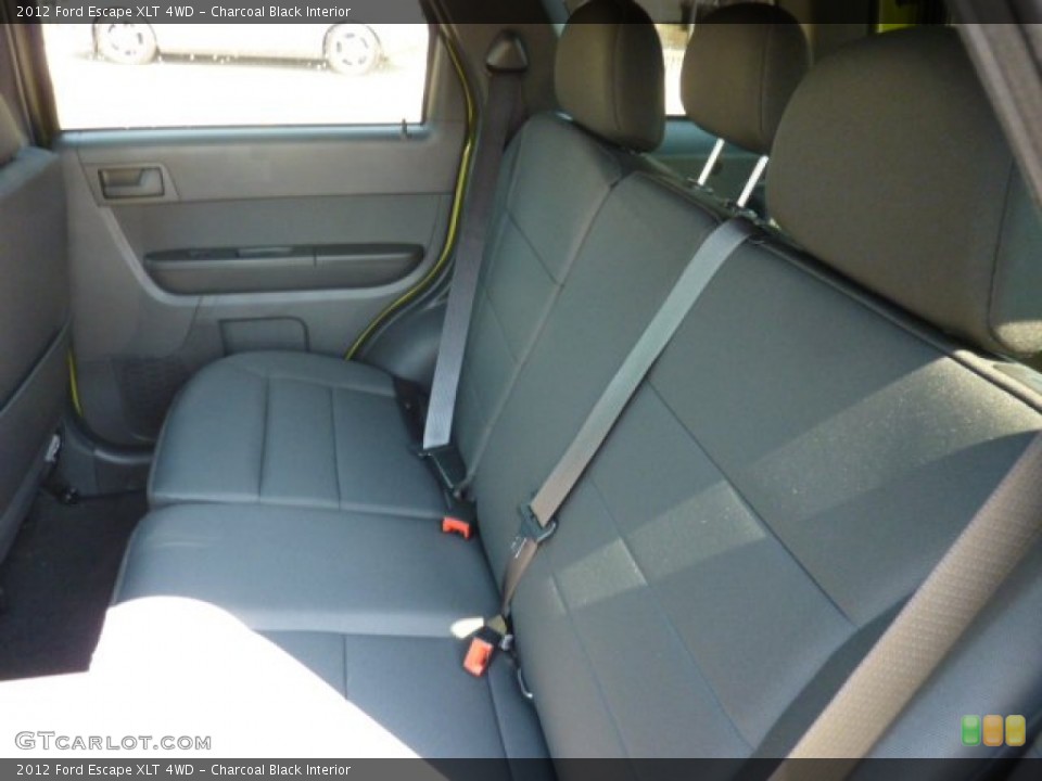 Charcoal Black Interior Photo for the 2012 Ford Escape XLT 4WD #51368225