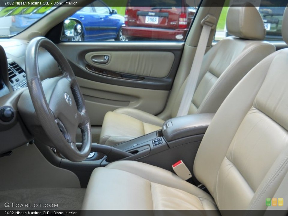 Blond Interior Photo for the 2002 Nissan Maxima GLE #51377182
