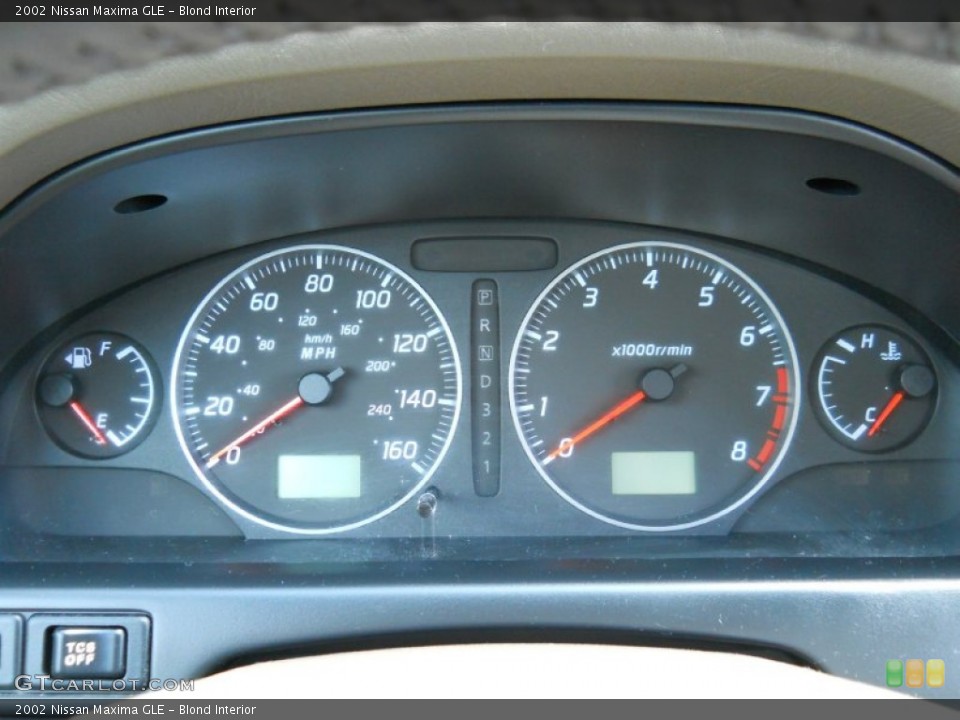 Blond Interior Gauges for the 2002 Nissan Maxima GLE #51377227