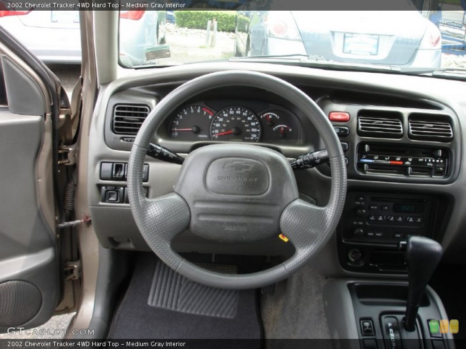 Medium Gray Interior Dashboard for the 2002 Chevrolet Tracker 4WD Hard Top #51383995