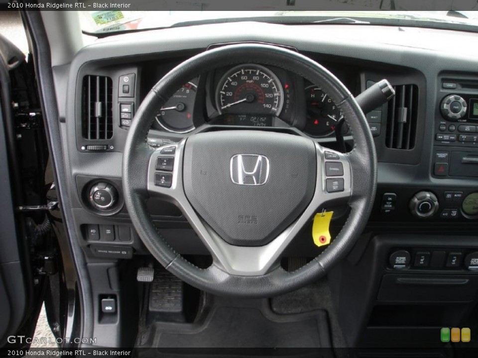 Black Interior Steering Wheel for the 2010 Honda Ridgeline RTL #51384565