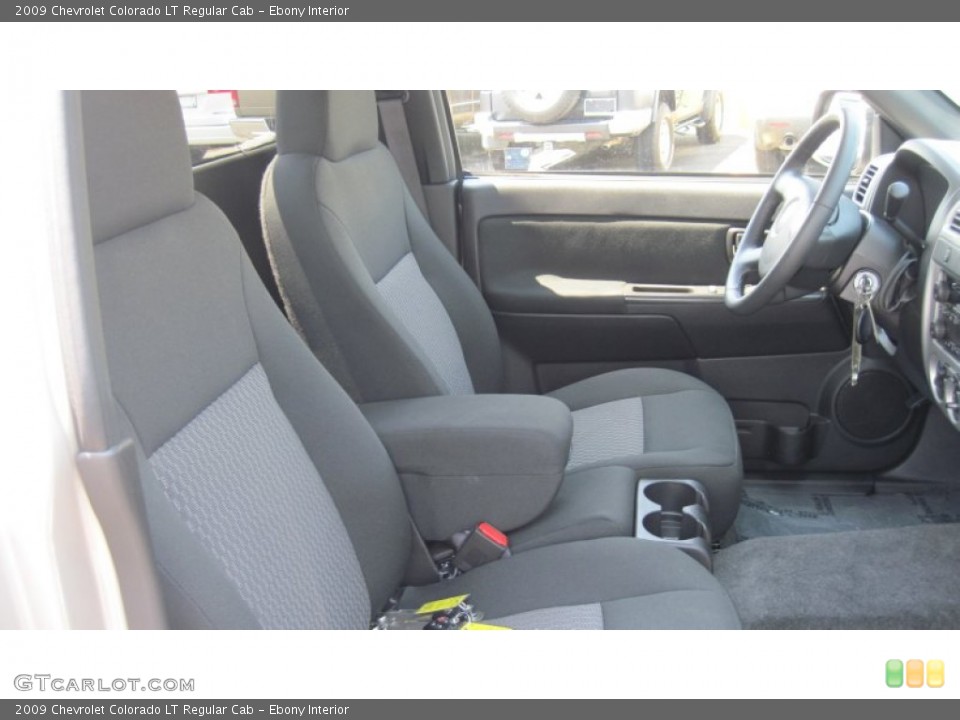 Ebony Interior Photo for the 2009 Chevrolet Colorado LT Regular Cab #51387029