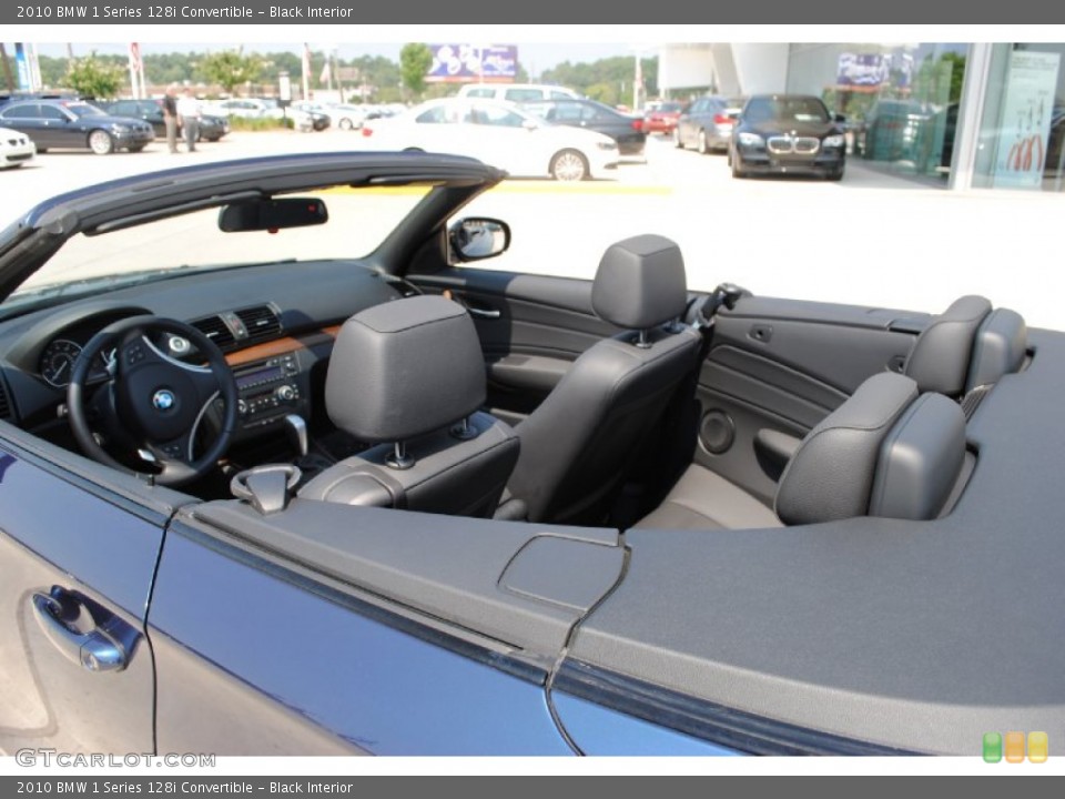 Black Interior Photo for the 2010 BMW 1 Series 128i Convertible #51388904