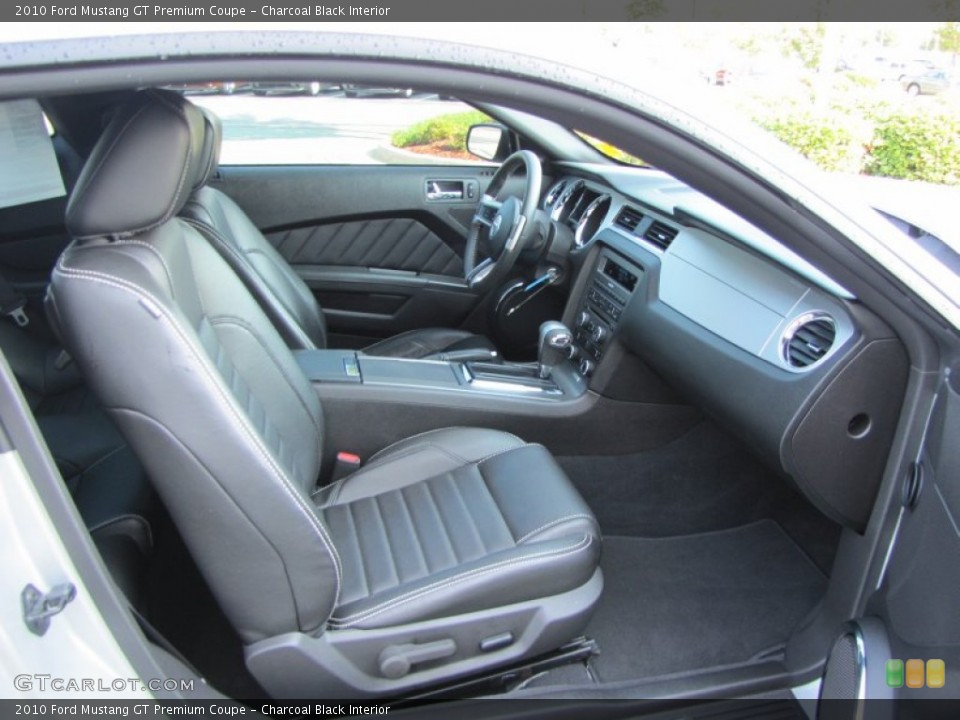 Charcoal Black Interior Photo for the 2010 Ford Mustang GT Premium Coupe #51389630
