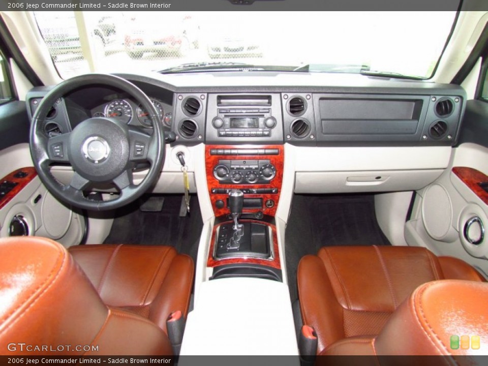 Saddle Brown Interior Dashboard for the 2006 Jeep Commander Limited #51390338