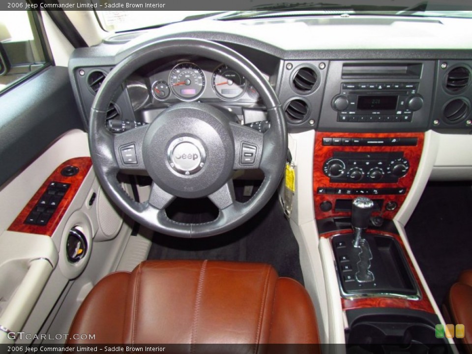 Saddle Brown Interior Dashboard for the 2006 Jeep Commander Limited #51390347