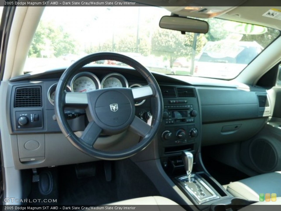 Dark Slate Gray/Medium Slate Gray Interior Dashboard for the 2005 Dodge Magnum SXT AWD #51390737