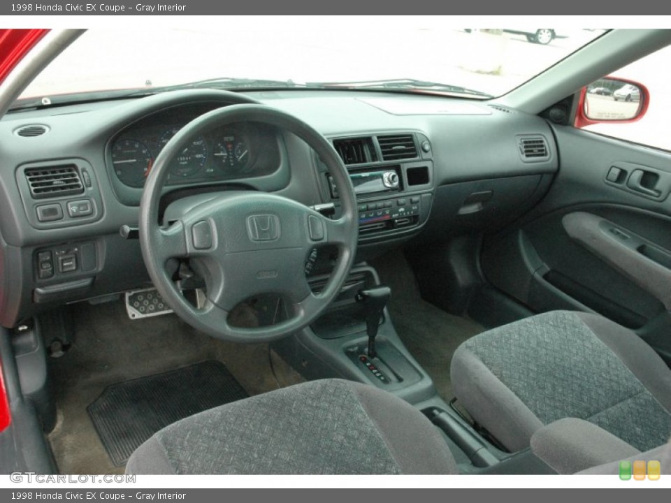 Gray Interior Photo for the 1998 Honda Civic EX Coupe #51390818