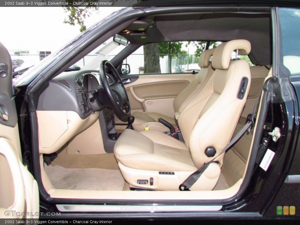 Charcoal Gray Interior Photo for the 2002 Saab 9-3 Viggen Convertible #51391292