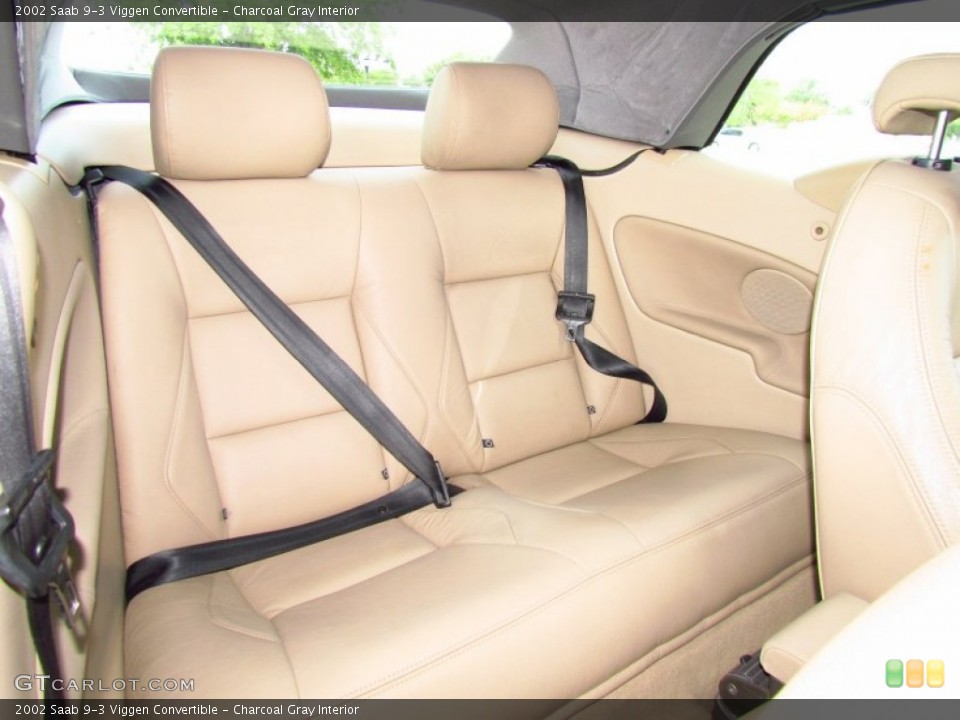 Charcoal Gray Interior Photo for the 2002 Saab 9-3 Viggen Convertible #51391313