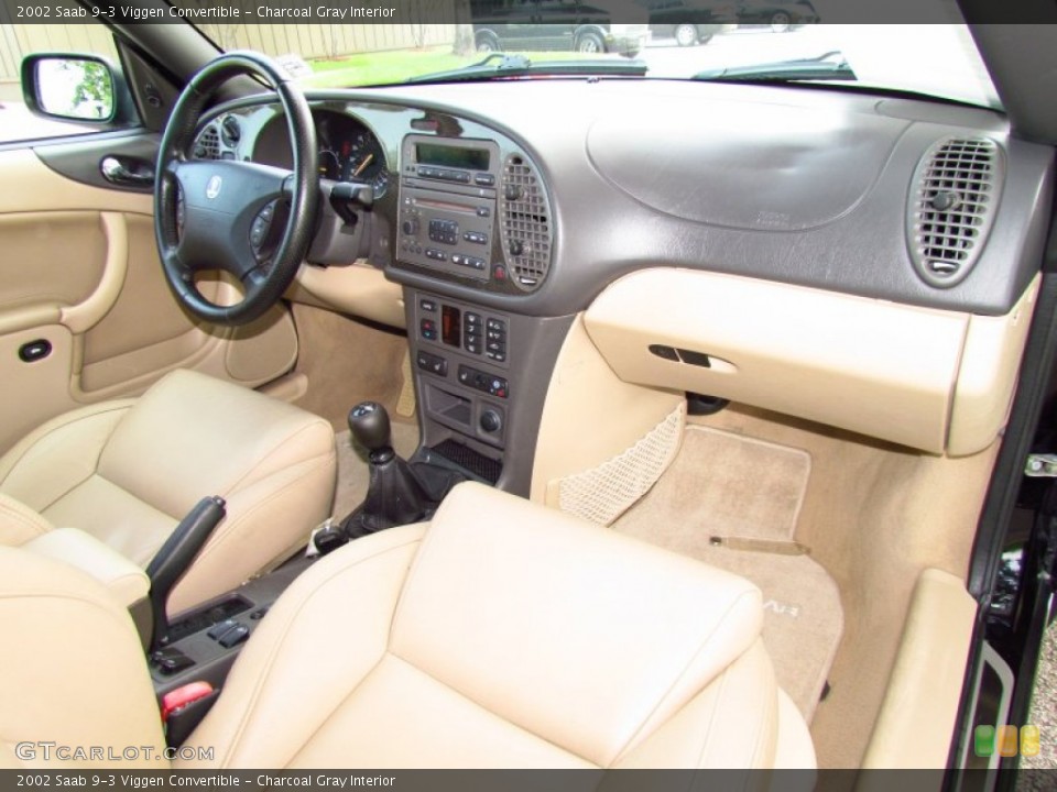 Charcoal Gray Interior Photo for the 2002 Saab 9-3 Viggen Convertible #51391346