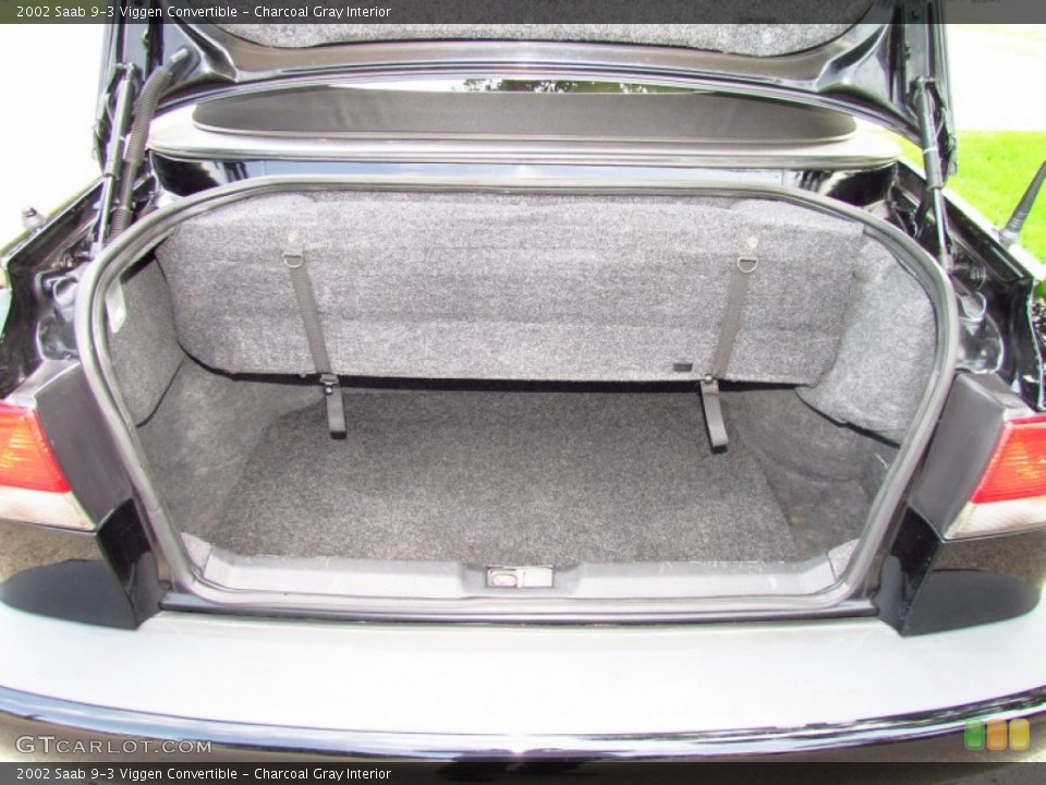 Charcoal Gray Interior Trunk for the 2002 Saab 9-3 Viggen Convertible #51391382