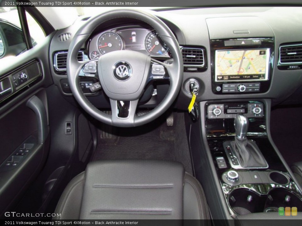 Black Anthracite Interior Controls for the 2011 Volkswagen Touareg TDI Sport 4XMotion #51392852