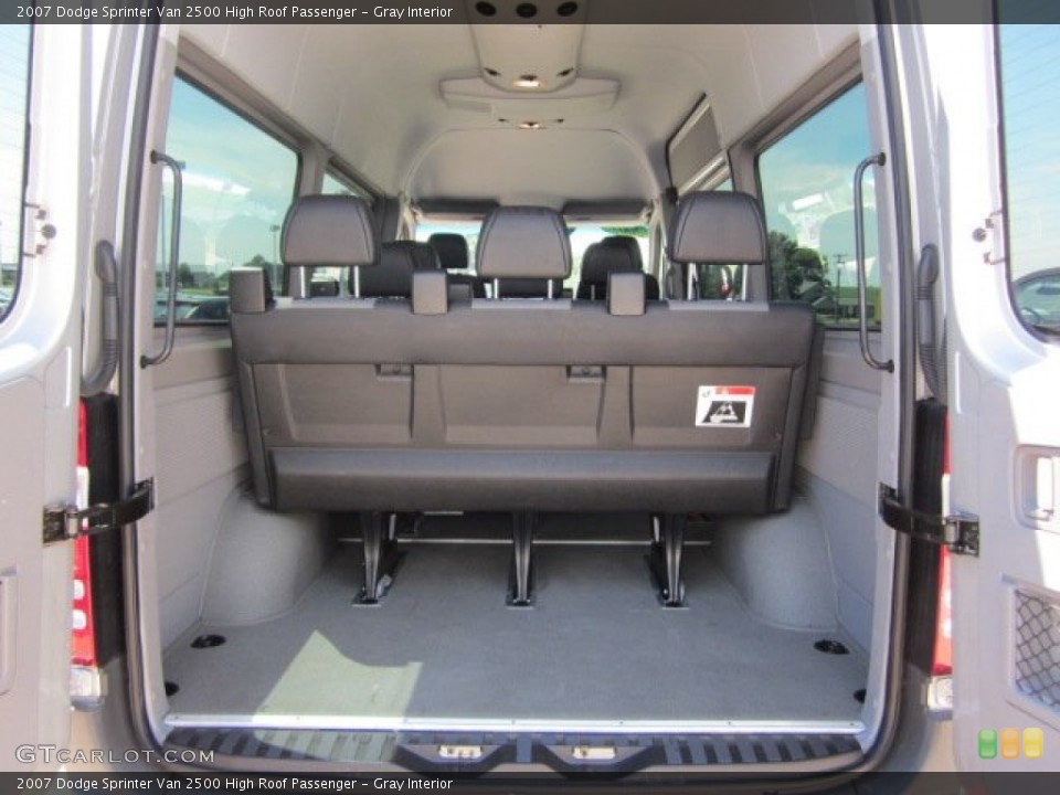 Gray Interior Trunk for the 2007 Dodge Sprinter Van 2500 High Roof Passenger #51392912