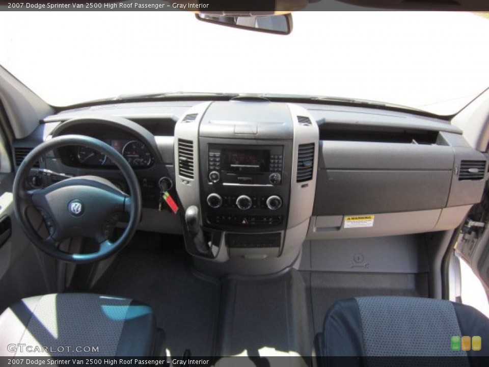 Gray Interior Dashboard for the 2007 Dodge Sprinter Van 2500 High Roof Passenger #51392930