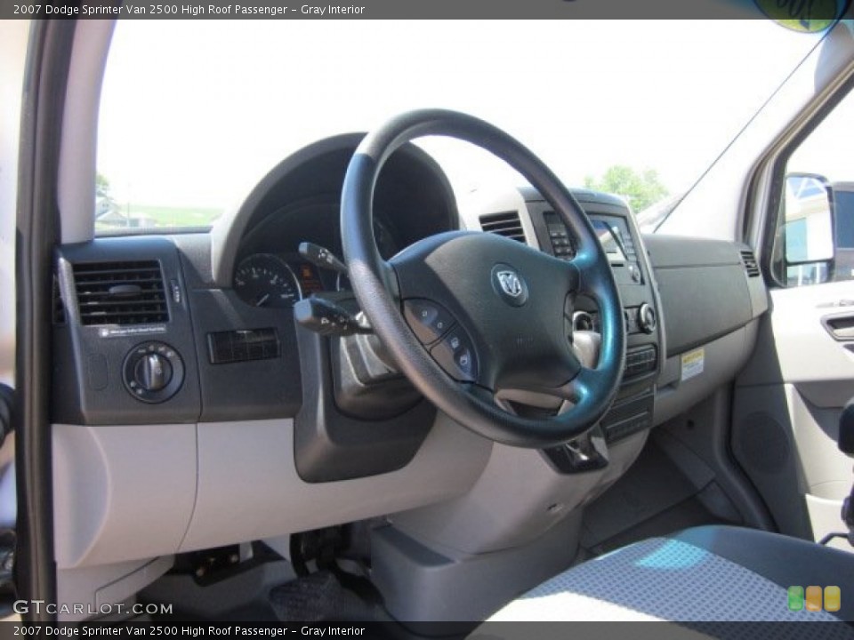 Gray Interior Dashboard for the 2007 Dodge Sprinter Van 2500 High Roof Passenger #51392972