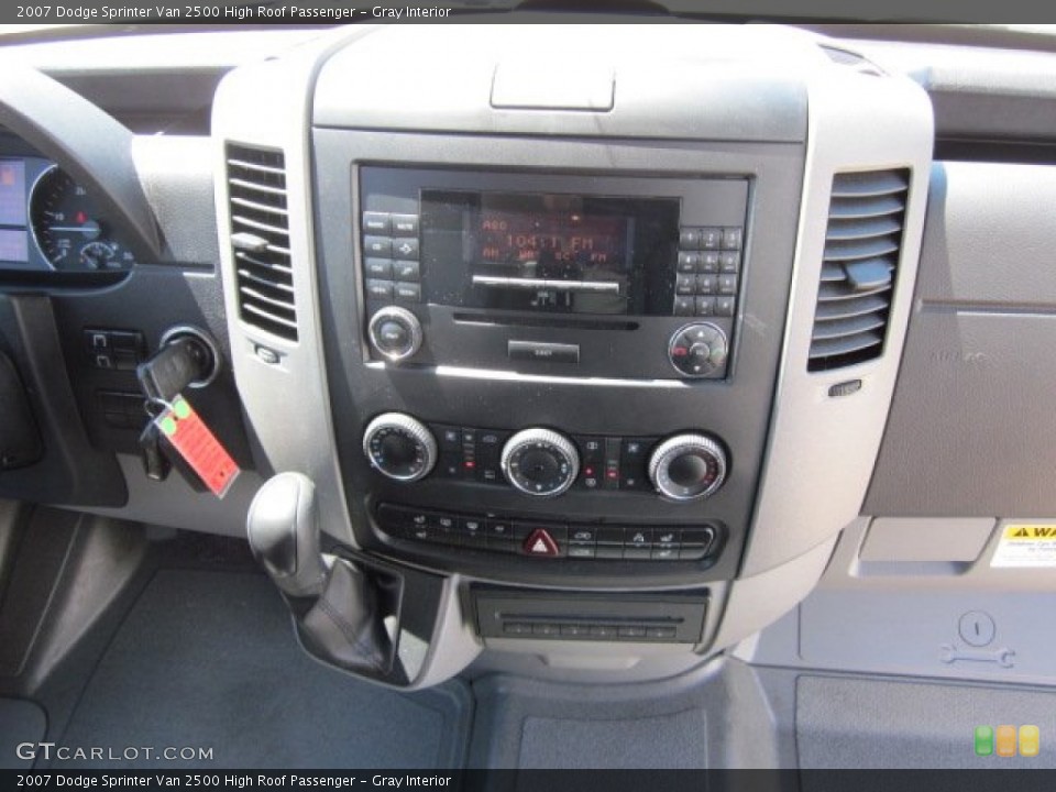 Gray Interior Controls for the 2007 Dodge Sprinter Van 2500 High Roof Passenger #51393008