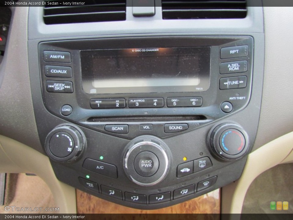 Ivory Interior Controls for the 2004 Honda Accord EX Sedan #51393140