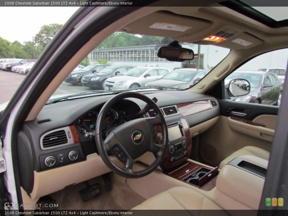 Light Cashmere/Ebony Interior Photo for the 2008 Chevrolet Suburban 1500 LTZ 4x4 #51393239