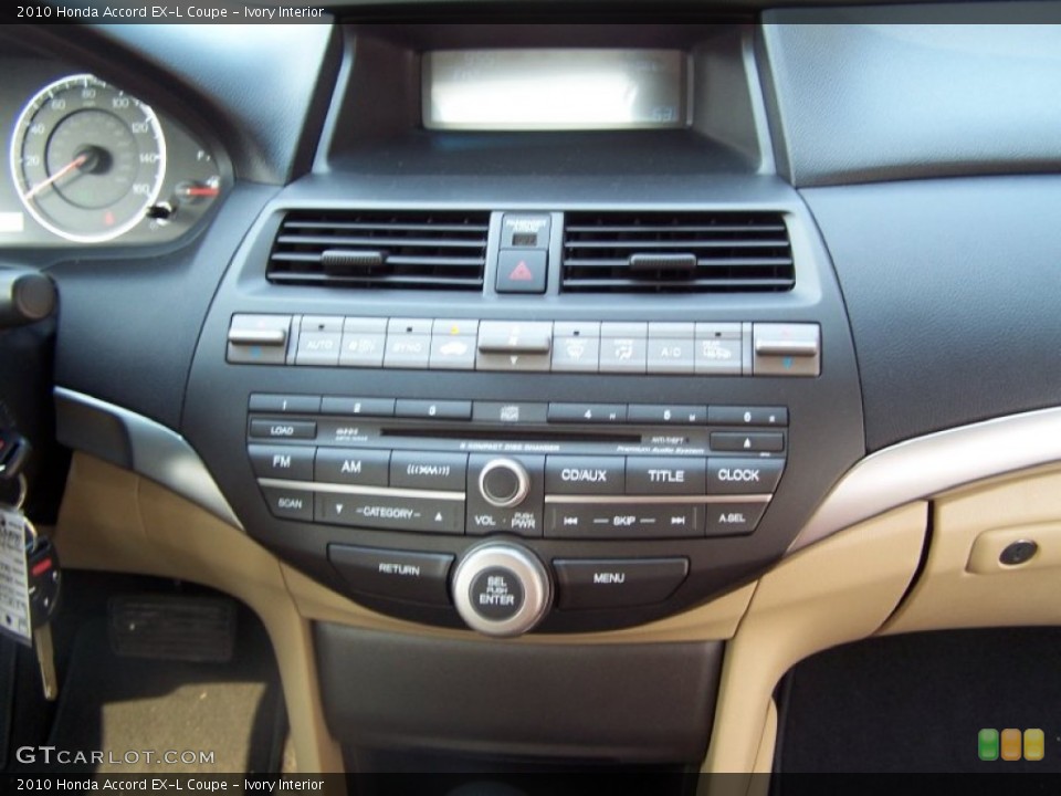 Ivory Interior Controls for the 2010 Honda Accord EX-L Coupe #51394148