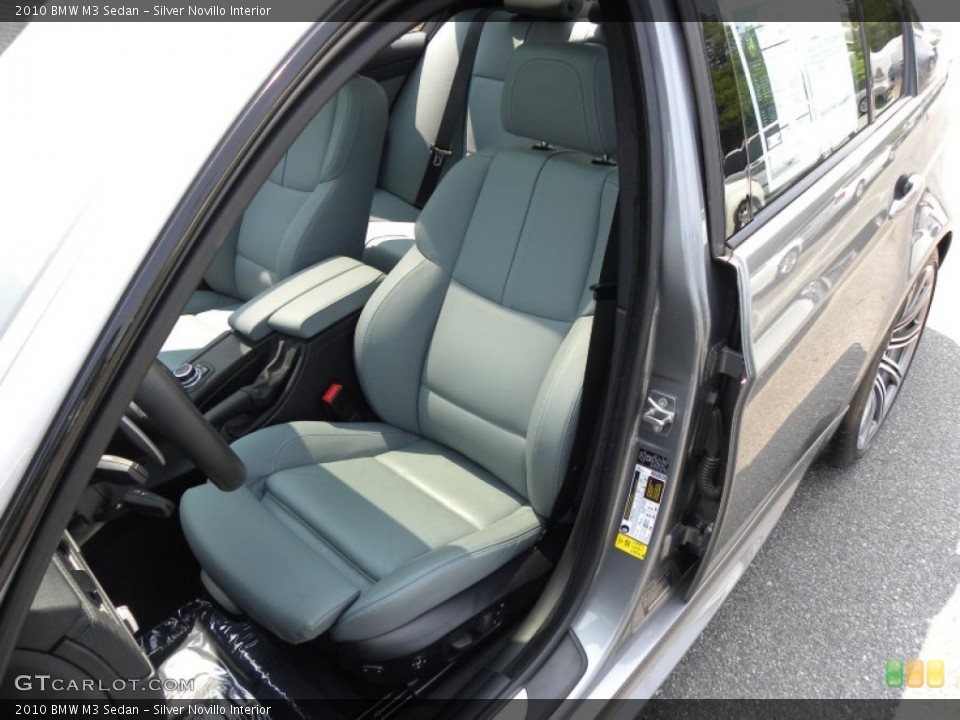 Silver Novillo Interior Photo for the 2010 BMW M3 Sedan #51397706