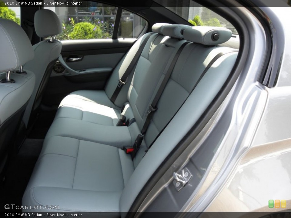 Silver Novillo Interior Photo for the 2010 BMW M3 Sedan #51397730
