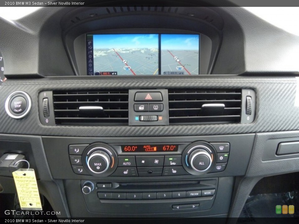 Silver Novillo Interior Controls for the 2010 BMW M3 Sedan #51397868