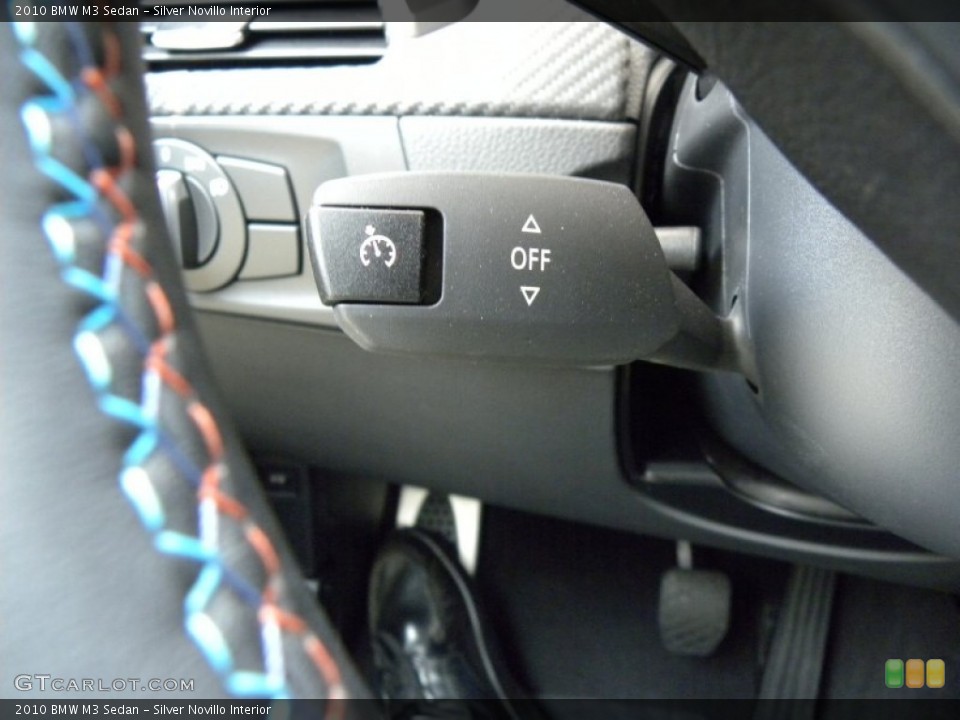 Silver Novillo Interior Controls for the 2010 BMW M3 Sedan #51397898