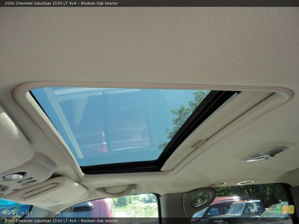 Medium Oak Interior Sunroof for the 2000 Chevrolet Suburban 1500 LT 4x4 #51400448