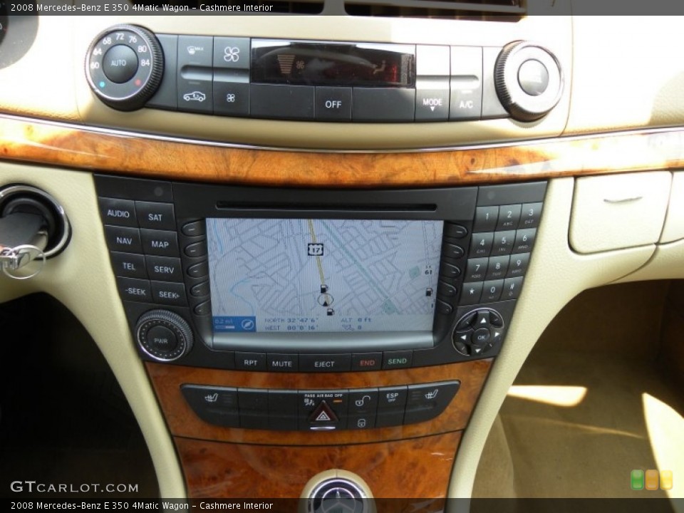 Cashmere Interior Navigation for the 2008 Mercedes-Benz E 350 4Matic Wagon #51400679
